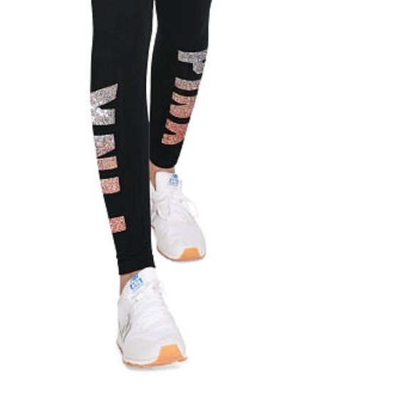 victoria secret pink bling leggings